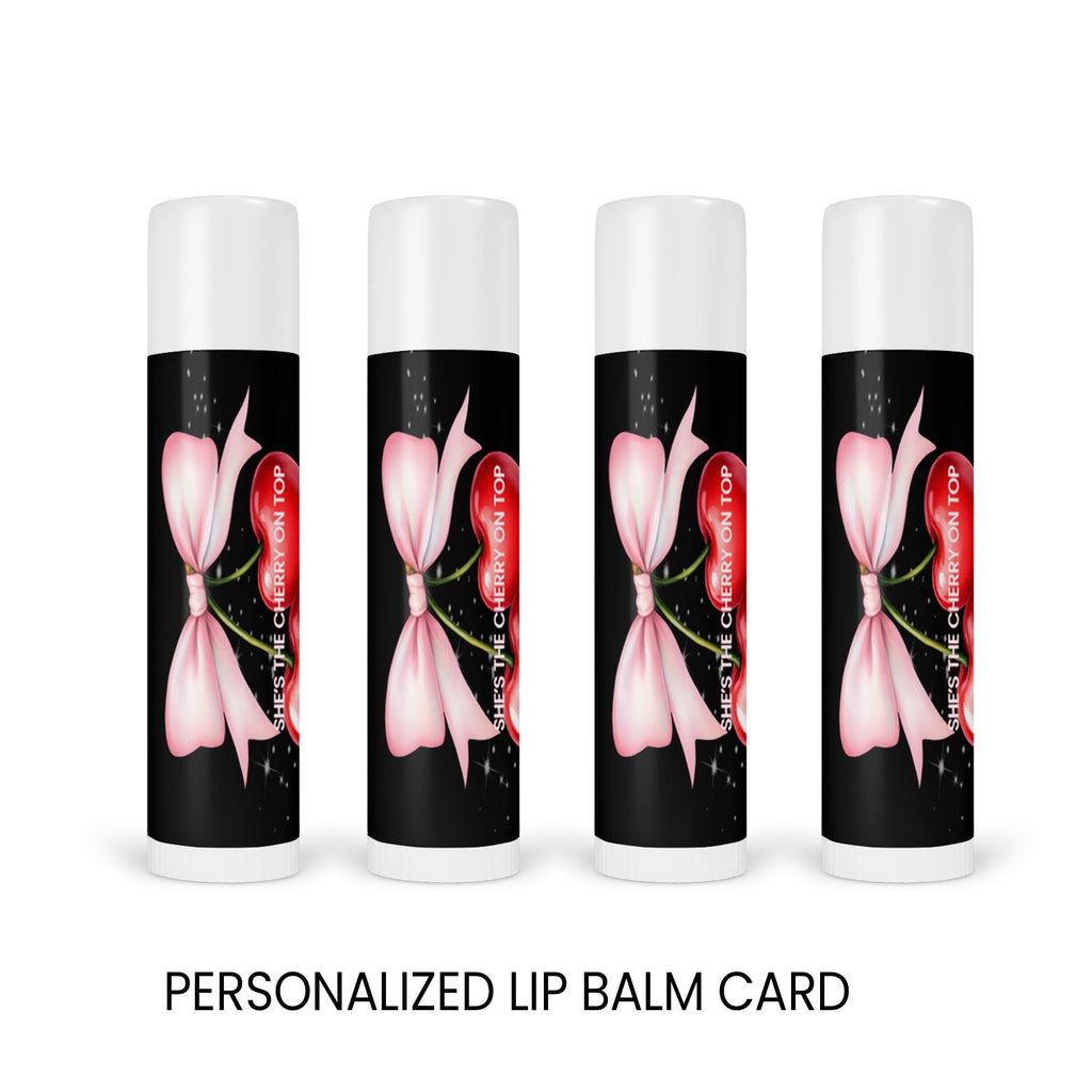 Cherry Theme Lip Balm Party Favor | Birthday Physical Favor | She’s the Cherry on Top