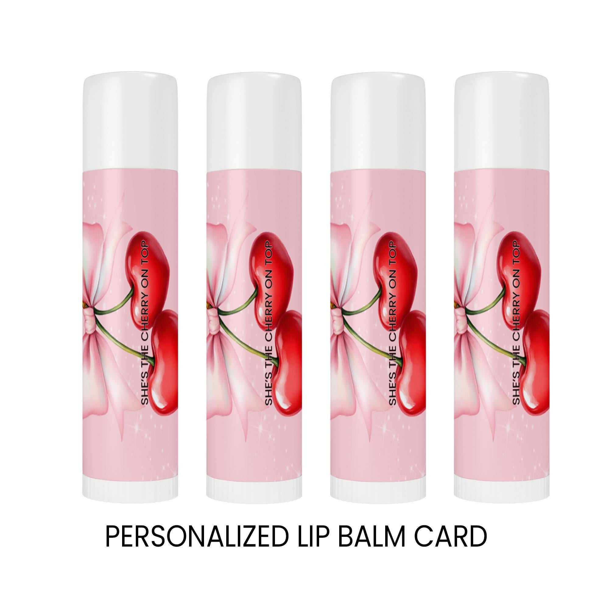 Cherry Theme Lip Balm Party Favor | Birthday Physical Favor | She’s the Cherry on Top