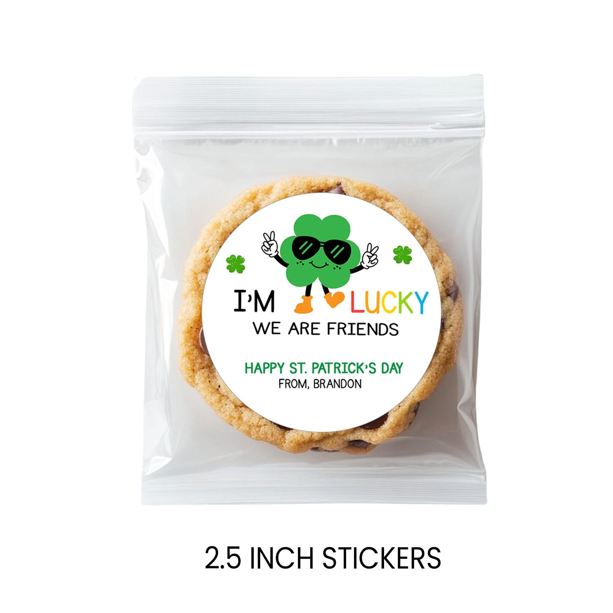 St. Patrick's Day Classroom Stickers | Lucky Student Gift, 2.5 Inch