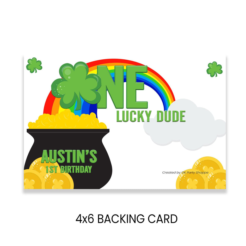 One Lucky Dude | Sunglasses Party Favors | St. Patrick’s Day Birthday