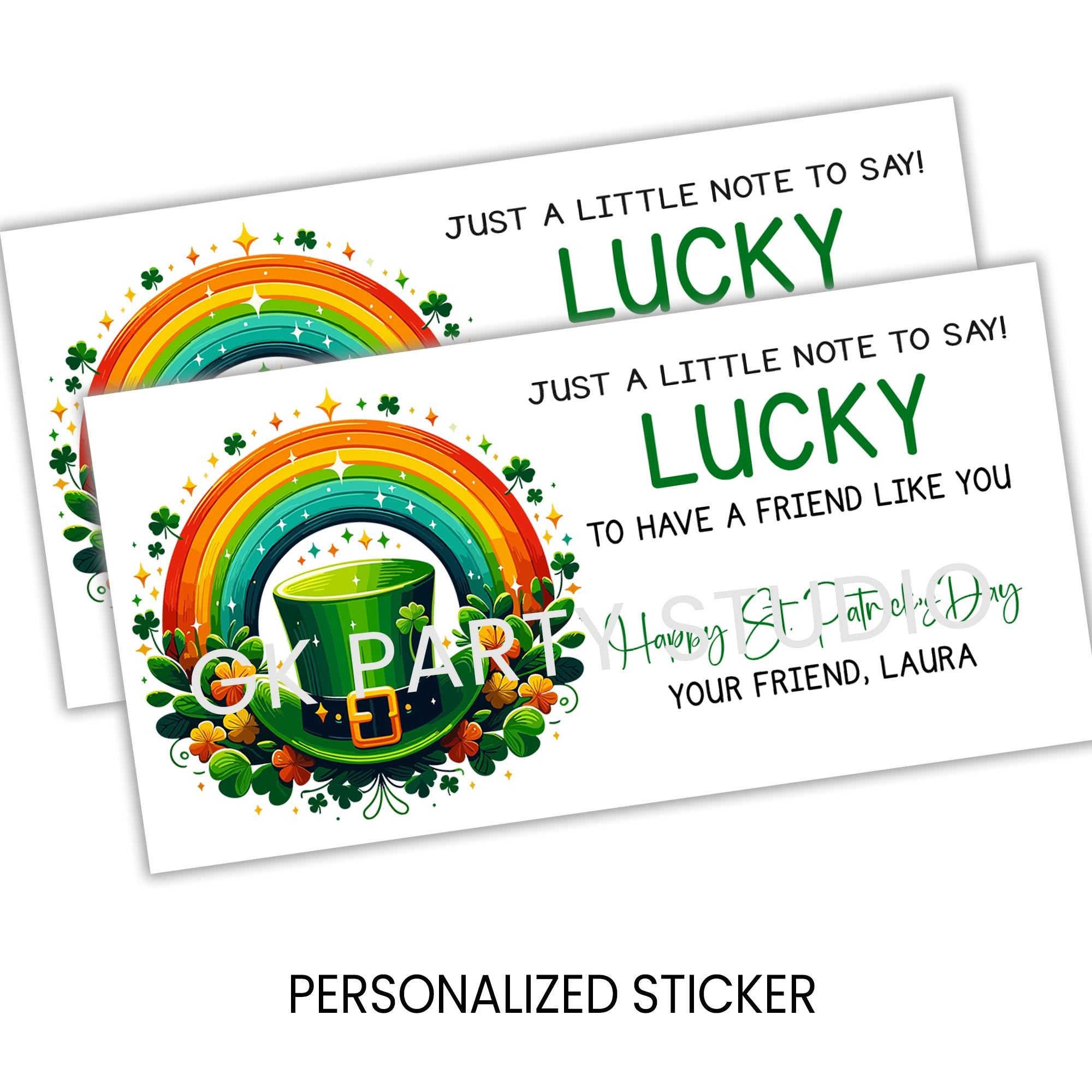 St. Patrick’s Day Notepad & Pen Party Favors | Classroom Gifts | Lucky Shamrock Theme