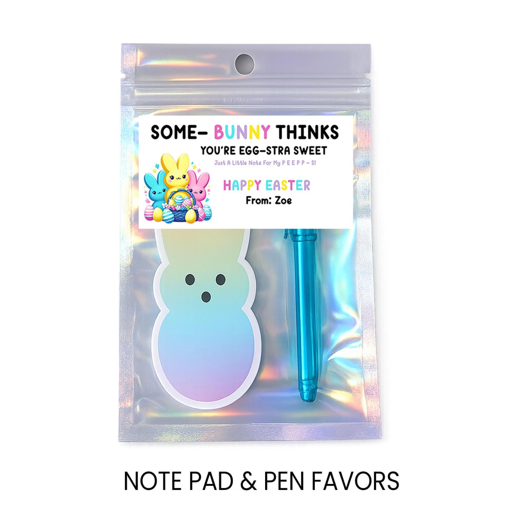 Easter Notepad & Pen Party Favors | Personalized Classroom Gift