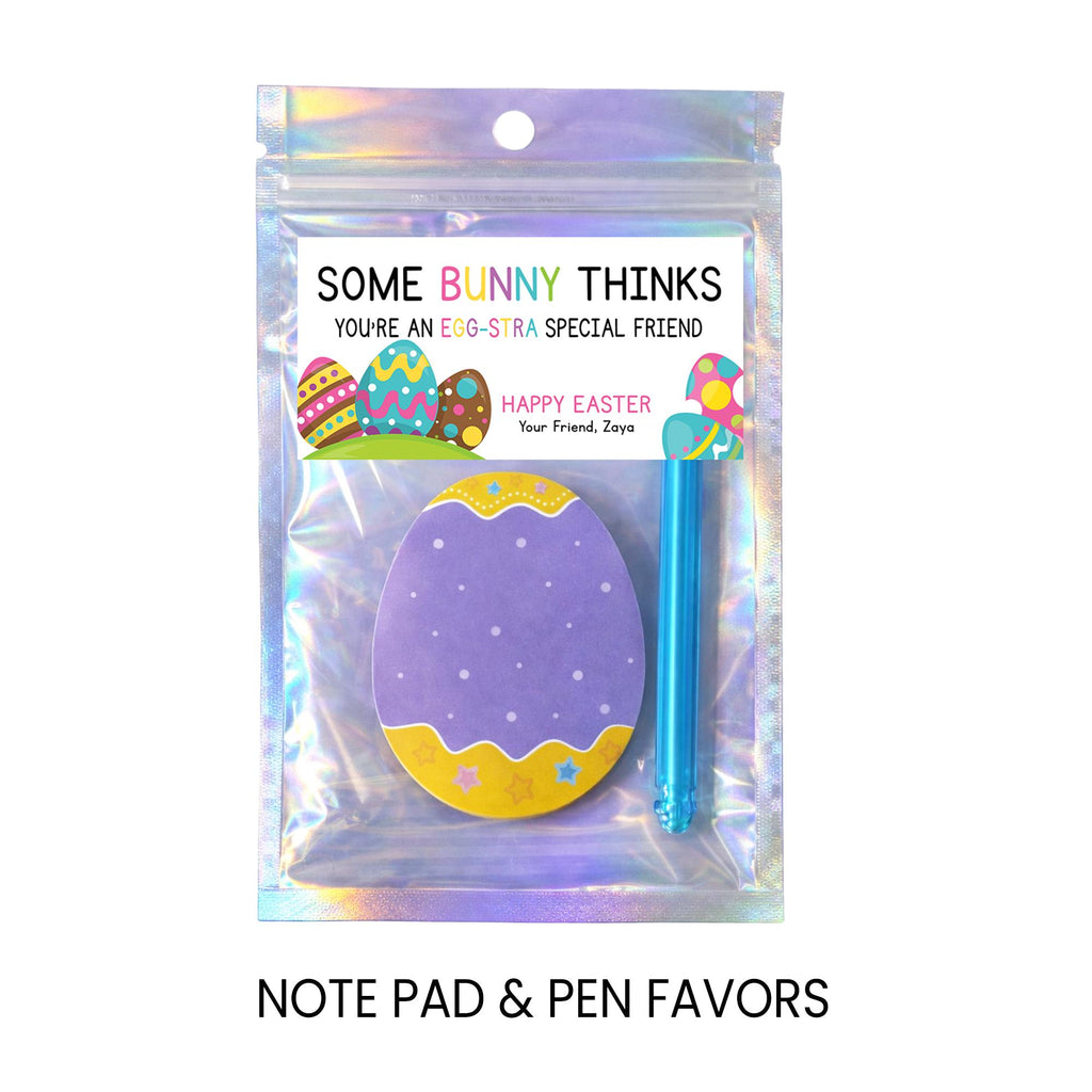 Easter Notepad & Pen Party Favors | Personalized Classroom Gift