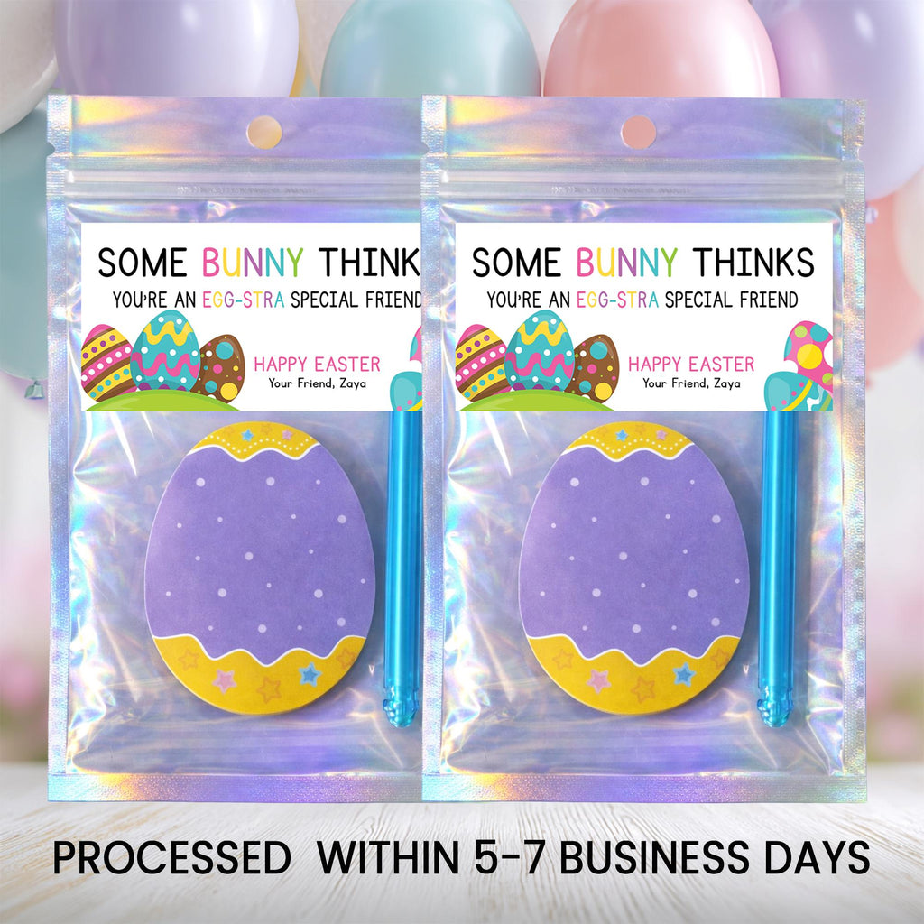 Easter Notepad & Pen Party Favors | Personalized Classroom Gift