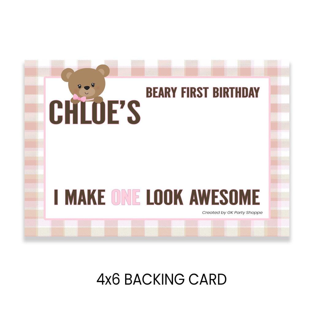 Beary First Birthday Sunglasses | Kids Party Favors