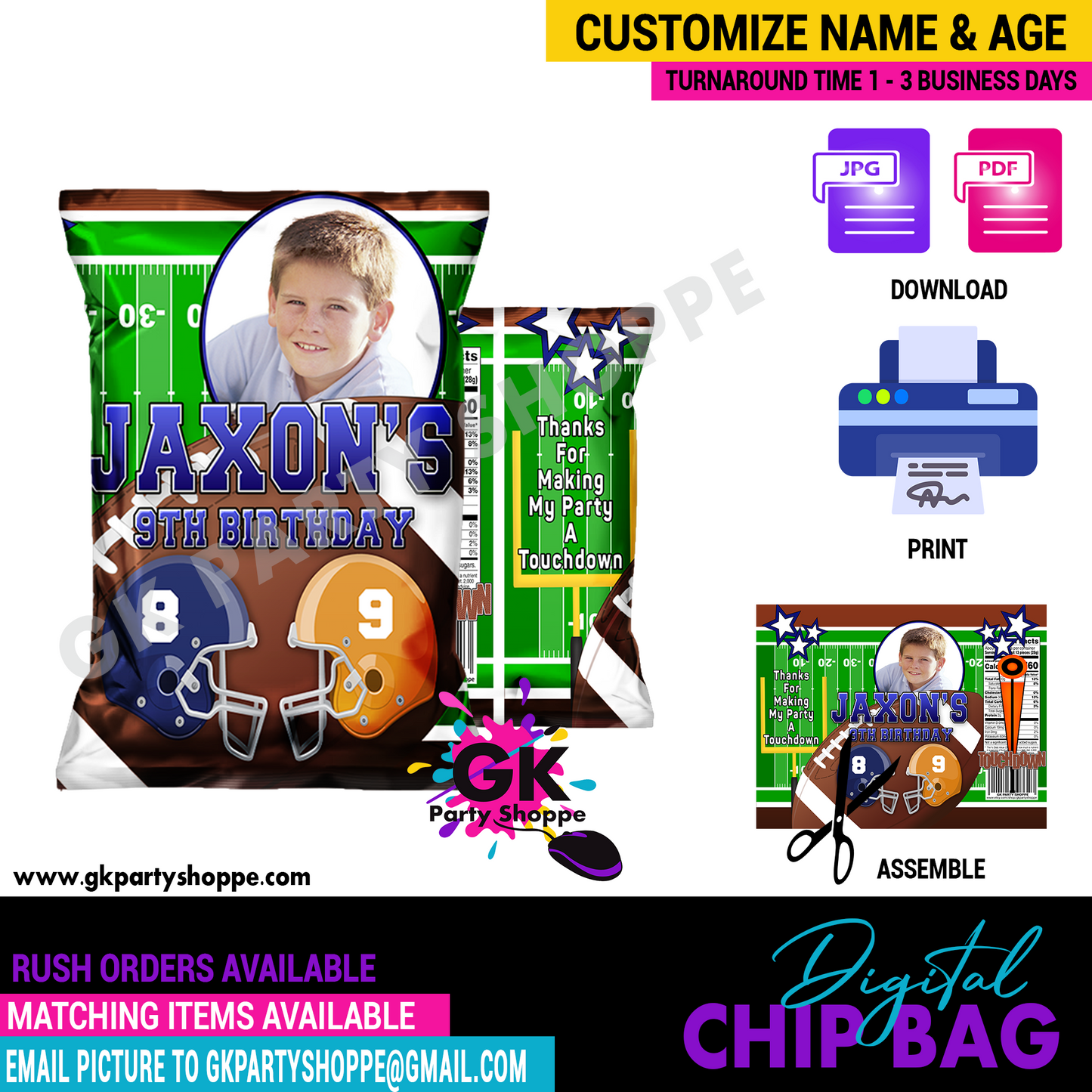 CHIP BAG | FOOTBALL