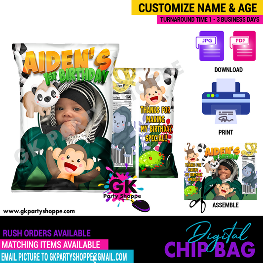 CHIP BAG | JUNGLE FUN